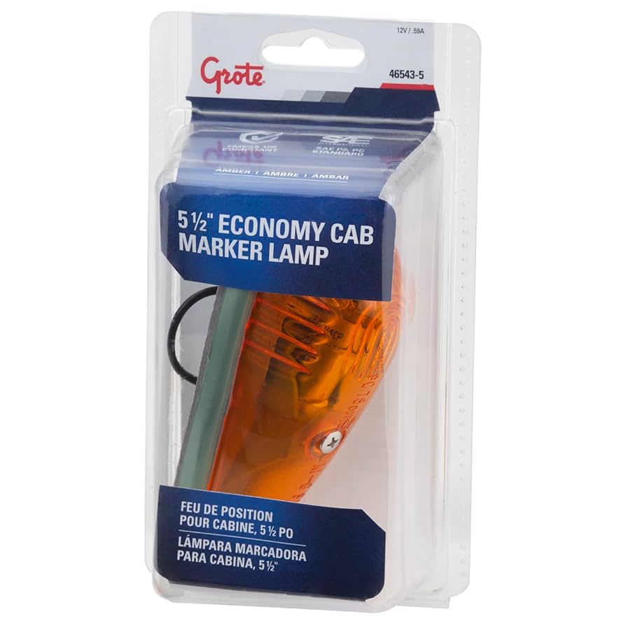 Amazon.com: Grote 46543-5 Economy Cab Marker Light : Automotive